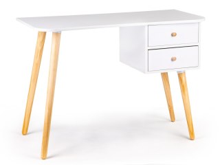 Biurko skandynawskie z szufladami BIUR-709-BIEL