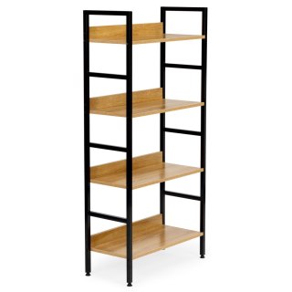 Regał na książki loft RE-1436-DAB-CZERN