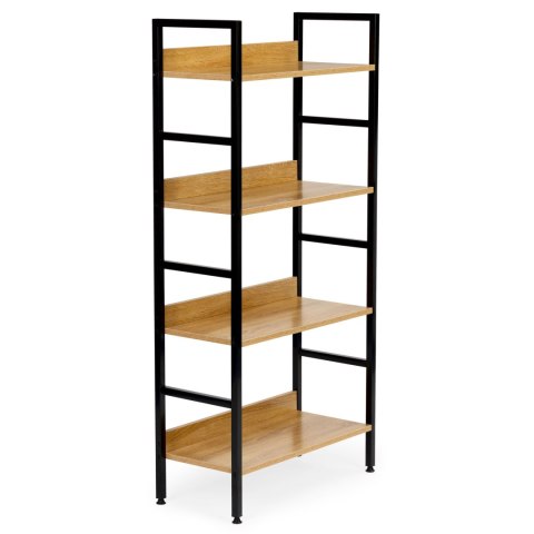 Regał na książki loft RE-1436-DAB-CZERN