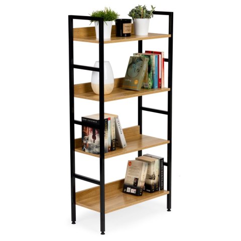 Regał na książki loft RE-1436-DAB-CZERN