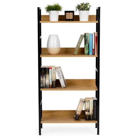 Regał na książki loft RE-1436-DAB-CZERN