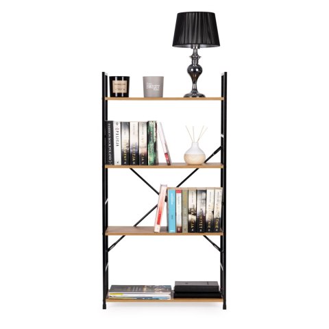 Regał metalowy loft RE-1437-DAB-CZERN