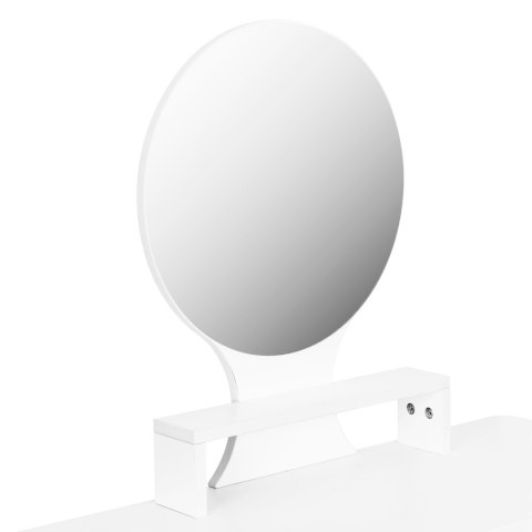 Toaletka z taboretem TOA-1606-BIEL