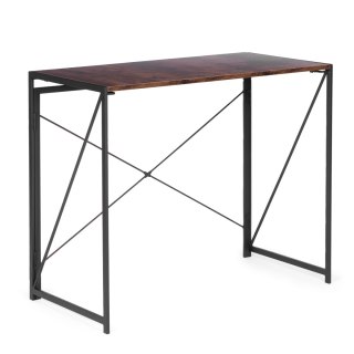 Biurko industrialne loft BIUR-725-BRAZ-CZERN