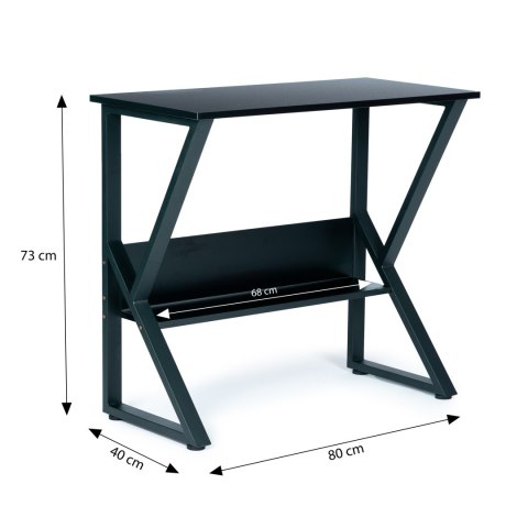 Małe biurko 80 cm BIUR-721-CZERN