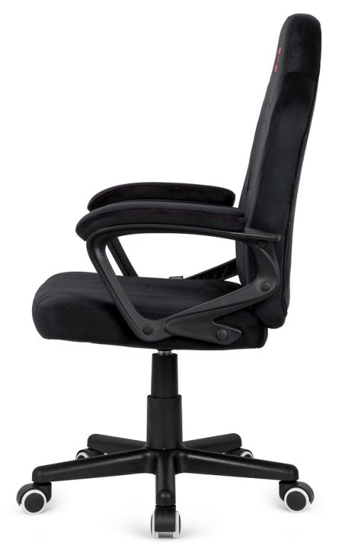 Fotel biurowy gamingowy Alcantara FOT-437-CZERN