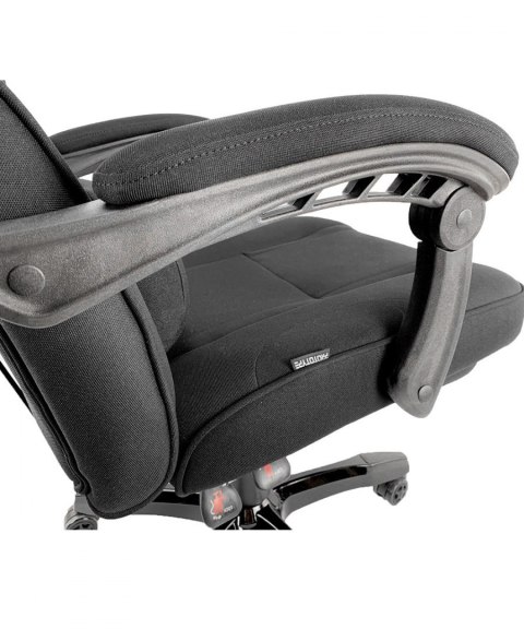 Fotel do gier Tkanina FOT-443-CZERN