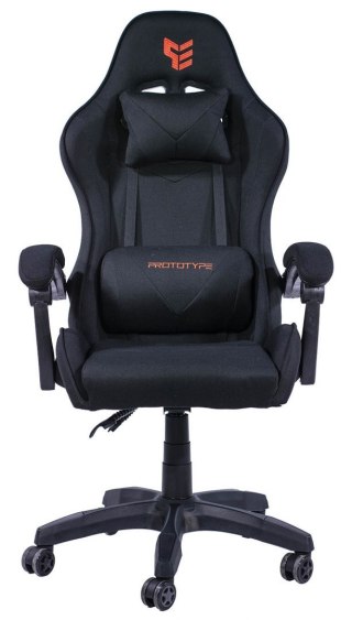 Fotel gamingowy z materiału Tkanina FOT-428-CZERN