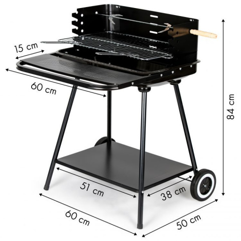 Grill ogrodowy węglowy GRILL-3107