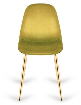Krzesło tapicerowane oliwkowe Velvet KRZE-1926-OLIV