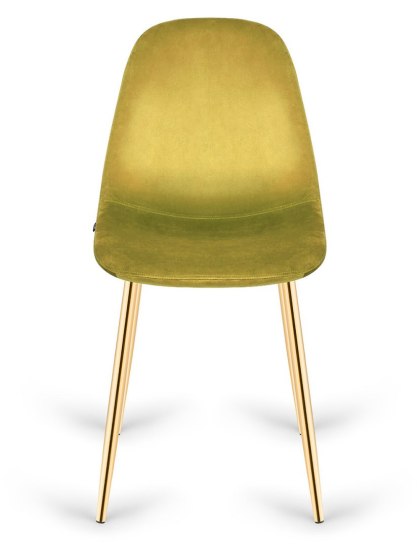 Krzesło tapicerowane oliwkowe Velvet KRZE-1926-OLIV