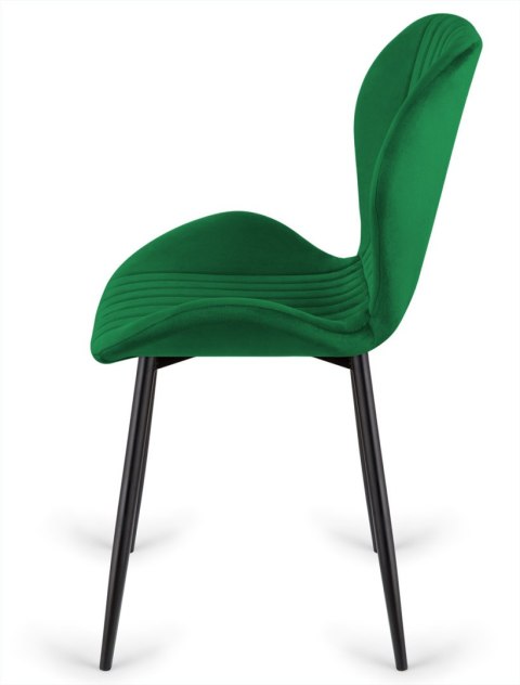 Krzesło tapicerowane zielone Velvet KRZE-1917-ZIEL