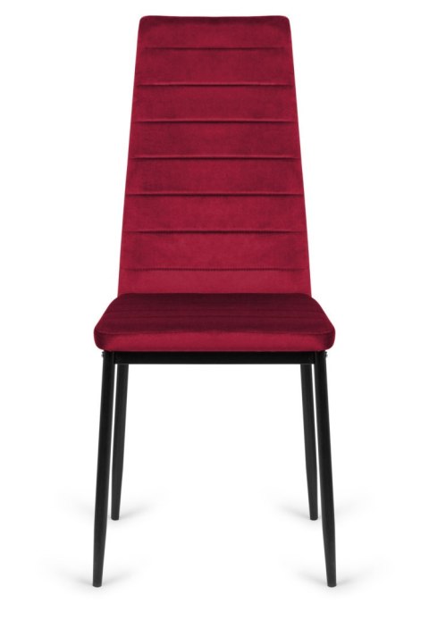 Krzesło bordowe Velvet KRZE-1908-BORD