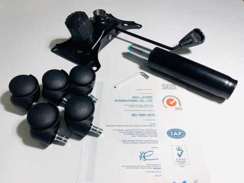 Fotel gamingowy różowy Alcantara FOT-422-ROZ