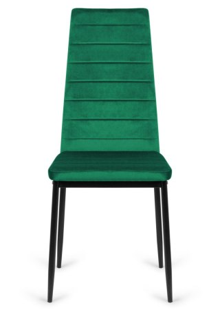 Ekskluzywne krzesła tapicerowane 4 sztuki Velvet KRZE-1908-ZIEL-4X