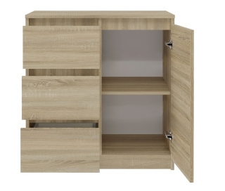 Komoda dąb sonoma 80 cm KOM-910-SON