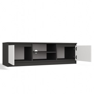 Szafka rtv 120 cm RTV-501-ANT-BIEL-MAT