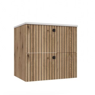Szafka wisząca z umywalką 60 LAZ-1325-EVO-60CM+UMY