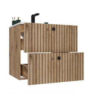 Szafka wisząca z umywalką 60 LAZ-1325-EVO-60CM+UMY