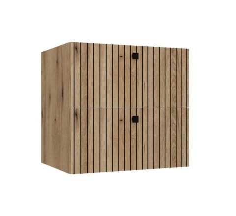 Szafka pod umywalkę wisząca 60 LAZ-1325-EVO-60CM - zamknięte fronty.