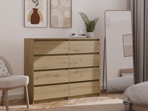 Praktyczne wykorzystanie szerokiego blatu komody – model KOM-907-ART.
