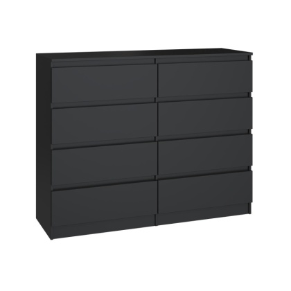 Komoda czarna KOM-907-CZERN-MAT