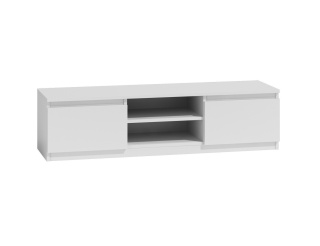 Biała szafka rtv 140cm RTV-502-BIEL-MAT
