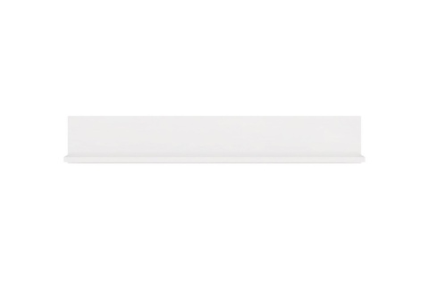 Półka 100 cm POL-1106-BIEL-MAT biały mat - widok z przodu.