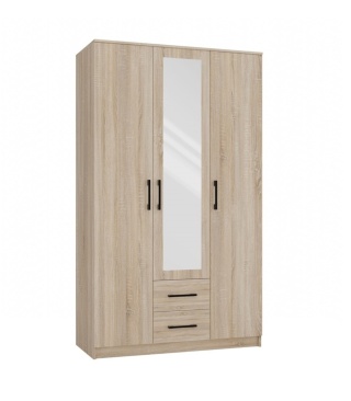 Szafa 3 drzwiowa z lustrem 120cm SZAF-1005-L-SON