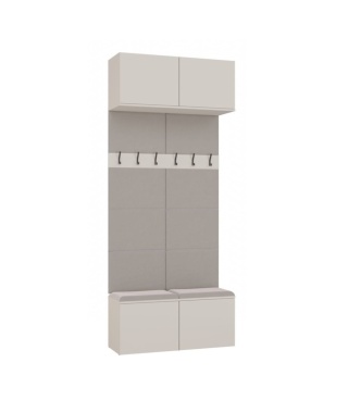 Garderoba z panelami tapicerowanymi GAR-108-2W-KASZ