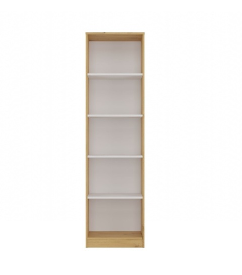 Regał 50cm RE-1402-ART-BIEL-MAT - widok mebla z przodu.