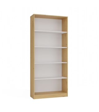 Regał na książki 80 cm RE-1404-ART-BIEL-MAT
