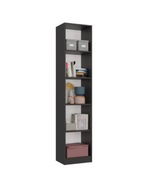 Regał na książki szerokość 40 cm RE-1401-ANT-BIEL-MAT