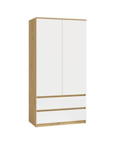 Szafa 2 drzwiowa SZAF-1008-ART-BIEL-MAT