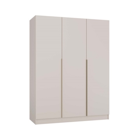 Zamknięta szafa do sypialni 150 cm SZAF-1020-KASZ-150CM widoczna w półprofilu.