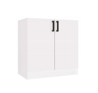 Szafka pod zlew 80 cm KUCH-1805-BIEL-MAT-80