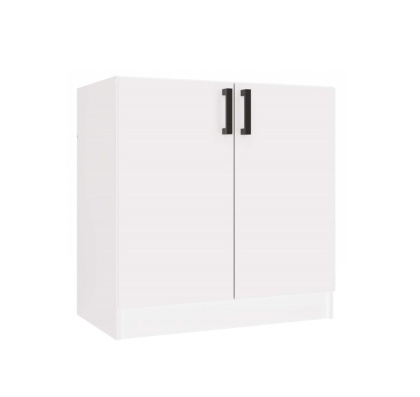 Szafka pod zlew 80 cm KUCH-1805-BIEL-MAT-80