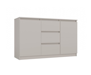 Szafka z szufladami i półkami 120cm KOM-912-KASZ