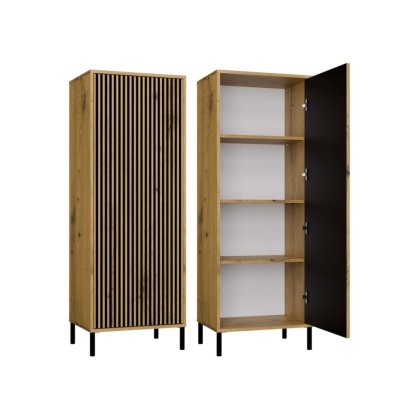 Wąska wysoka komoda KOM-936-ART-LAM