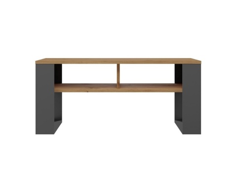 Nowoczesny stolik kawowy antracyt artisan STOL-804-ANT-ART – widok mebla z przodu.