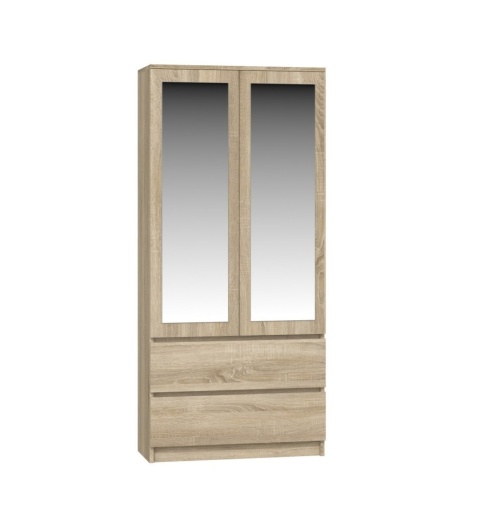 Zamknięta szafa 50 cm głębokości SZAF-1009-SON widoczna w półprofilu