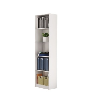Biały regał na książki 50cm RE-1402-BIEL-MAT