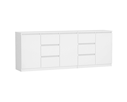 Komoda biała 200 cm KOM-925-BIEL-MAT
