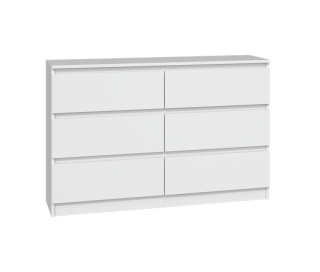Komoda biała głębokość 30 cm KOM-904-BIEL-MAT