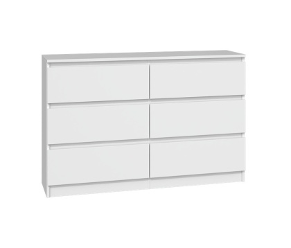 Komoda biała głębokość 30 cm KOM-904-BIEL-MAT