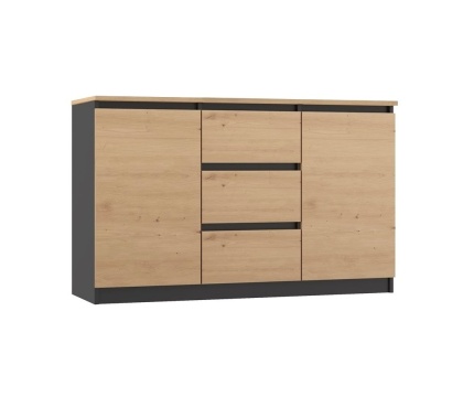 Komoda na ciuchy 120cm KOM-912-ANT-ART-BA
