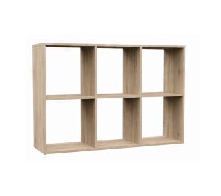 Regał dwustronny sonoma RE-1408-SON
