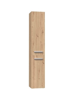 Slupek lazienkowy z koszem dąb artisan LAZ-1316-ART