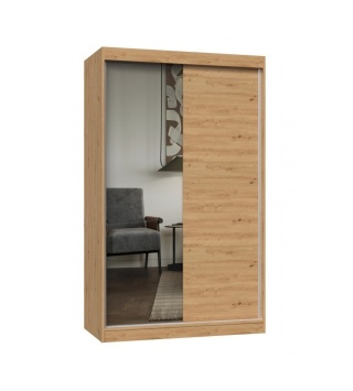 Szafa do pokoju 120cm dąb artisan SZAF-1015-ART