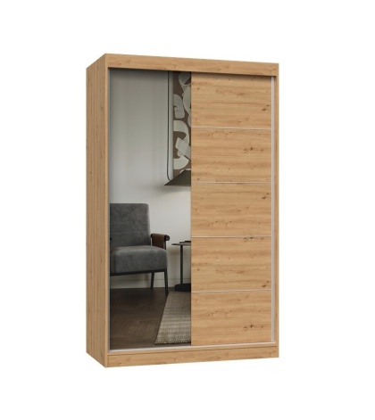Szafa do przedpokoju z lustrem 120cm SZAF-1014-ART